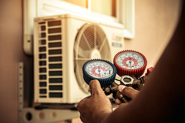 Professional Hvac technician working in Evans City, PA